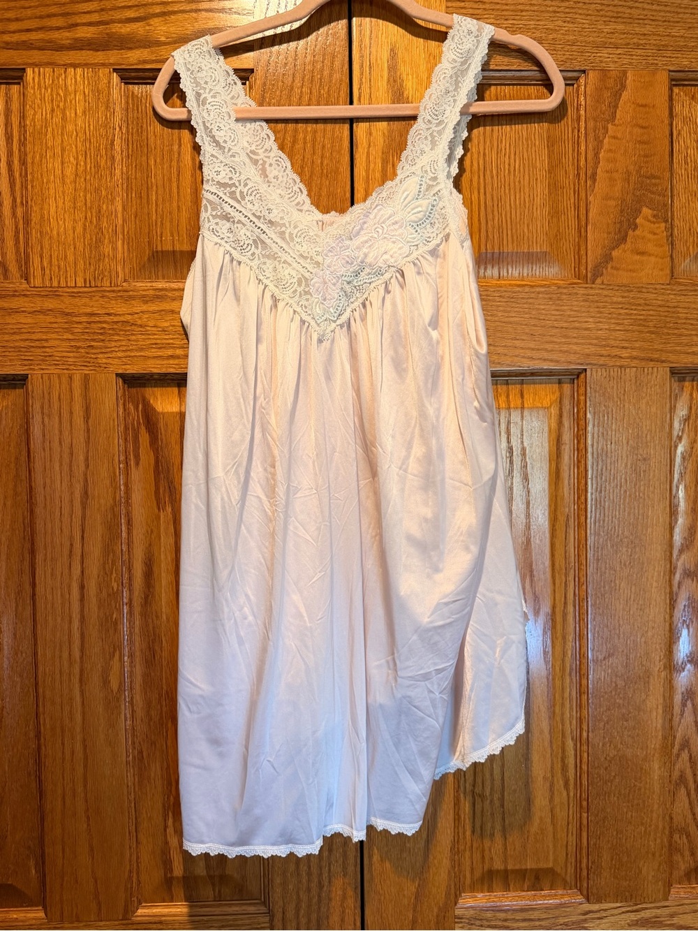Lace-Trim Women's Chemise Night Gown